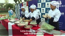 Peruvians get free ceviche to celebrate National Ceviche Day