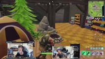 54.NINJA REACTS TO HIS -FIRST- EVER GAME OF FORTNITE! NOOB- Fortnite SAVAGE