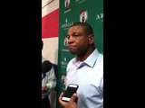 11-03-12 Doc Rivers - Pregame - Wizards Rookie G Bradley Beal and Celtics' age
