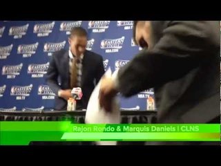 Rajon Rondo Talks to CLNS with Marquis Daniels After Big Game 3 Win vs. Heat | CLNSRadio.com