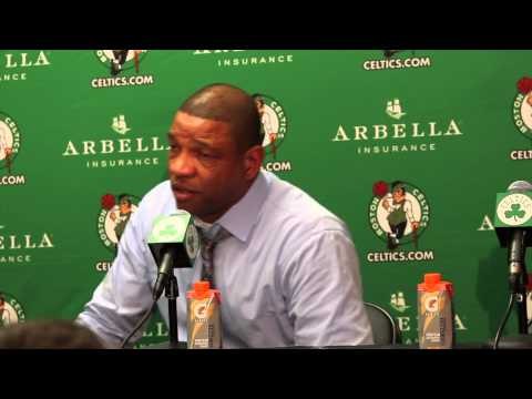 Doc Rivers on NFL Playoffs and Avery Bradley's Shooting
