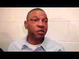 Doc Rivers Talks Before Celtics Play Knicks in Game 6