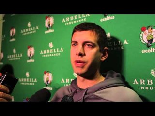 Brad Stevens on Rajon Rondo the commentator, Walter McCarty the BC coach & DeMar Derozan