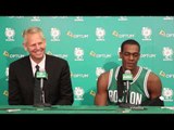 Rajon Rondo - Boston Celtics Media Day 2014 Full Press Conference