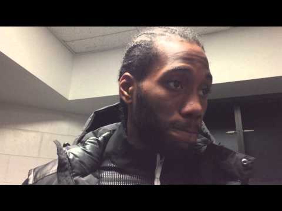 Kahwi Leonard on San Antonio Spurs' big win over Boston Celtics