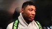 Marcus Smart on the Rajon Rondo Trade & Ankle Update