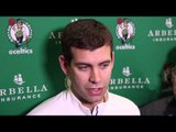 Brad Stevens on James Harden's superstardom and Brandon Bass starting