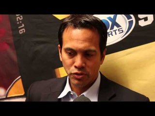 Erik Spoelstra on Goran Dragic Diving for Loose Balls in Win over Boston Celtics