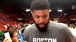 Amir Johnson Milan Interview - Boston Celtics Preseason in Europe - 10/5/15