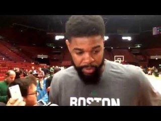 Amir Johnson Milan Interview - Boston Celtics Preseason in Europe - 10/5/15