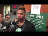 Jared Sullinger on Boston Celtics win over Philadelphia 76ers on opening night