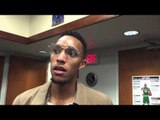 Evan Turner on his ice cold night after the Boston Celtics beat the Atlanta Hawks