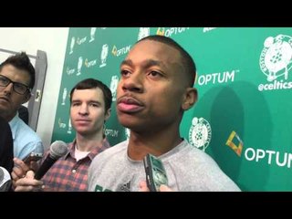 Isaiah Thomas on learning how to hit singles instead of home runs for Boston Celtics