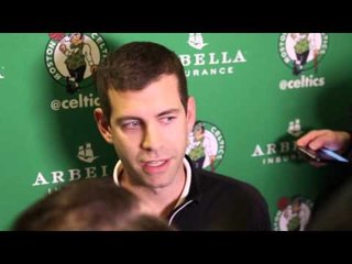 Brad Stevens' story of playing in the same AAU tournament as Kevin Garnett #Celtics