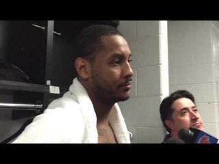 Carmelo Anthony on #Knicks' loss to #Celtics
