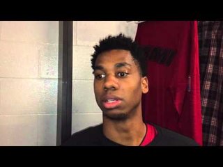 Hassan Whiteside on NBA respecting him as shot blocker and State Farm alter ego