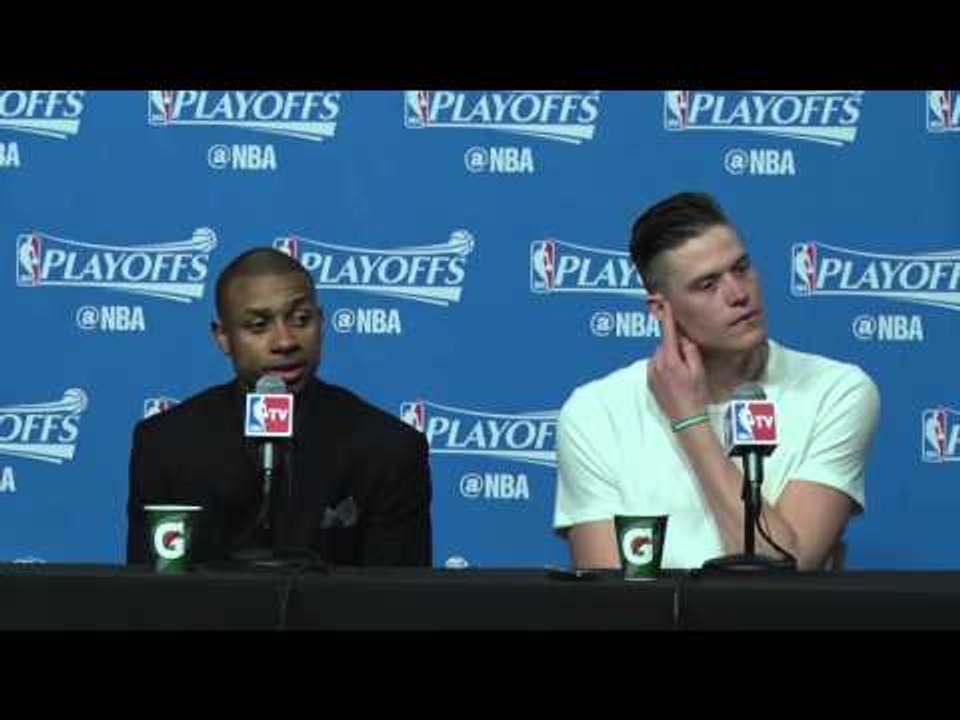 Isaiah Thomas & Jonas Jerebko on Jonas' High Energy Play & IT Scoring a