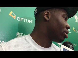 Guerschon Yabusele on growing up a Paul Pierce fan and slimming down to 275 lbs.