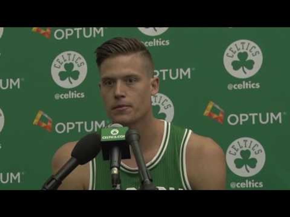 Jonas Jerebko - Boston Celtics Media Day Press Conference