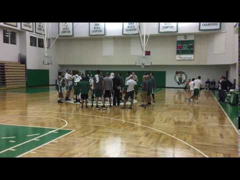 Boston Celtics sing Happy Birthday to New 40-year-old coach Brad Stevens