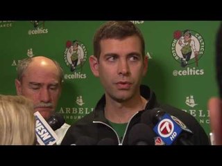 Brad Stevens on the Health Statuses of Tyler Zeller and Marcus Smart
