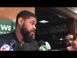 Amir Johnson on being second best wide open three-point shooting center in the NBA