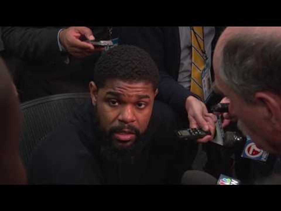 Amir Johnson on Injuring Ankle vs Magic