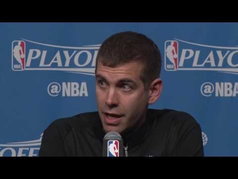 Brad Stevens on Isaiah Thomas' Decision to Play in Game 2 & Limiting Chicago Bulls Rebounding