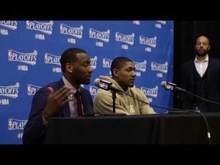 John Wall and Bradley Beal speak after Heroic Game 6 Winning Three over Celtics