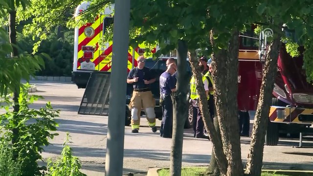 ABD'de silahlı saldırı - Olay yeri çevresinde alınan güvenlik önlemleri - MARYLAND