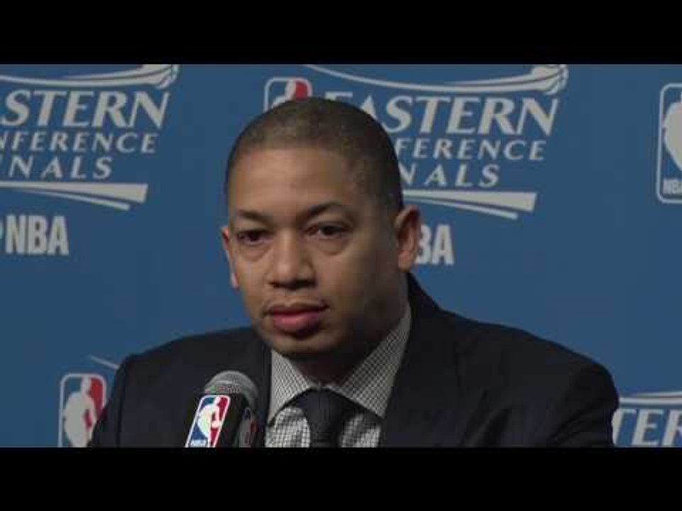Ty Lue previews Game 1 of Cleveland Cavs vs Boston Celtics Eastern Conference Finals Matchup