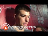 Lakers' Ivica Zubac on NBA Summer League loss to Clippers