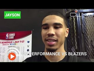 Jayson Tatum on CELTICS Summer League win over Blazers