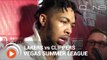 Brandon Ingram on suffering cramps late in Lakers OT loss to Clippers