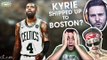KYRIE IRVING Traded to CELTICS!! LIVE REACTIONS!