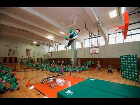 [News] Boston Celtics, Boston Scientific Renovate School Gym in Gardner | Ray Allen Continues...