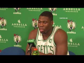 (Full) GUERSCHON YABUSELE & SEMI OJELEYE Presser - Celtics Media Day 2017-18