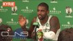 (Full) KYRIE IRVING reacts to LEBRON JAMES' COMMENTS - Celtics Media Day 2017-18