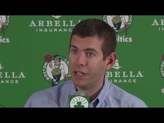 (Full) BRAD STEVENS talks KYRIE IRVING 1st Game & 2nd Unit Success