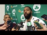 MARCUS MORRIS introduced to CELTICS media