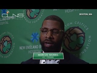 (Full) MARCUS MORRIS on fashion, clowning w/ CELTICS' media