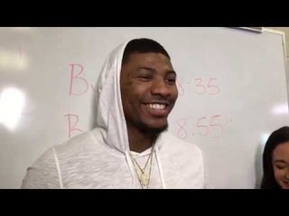 MARCUS SMART talks SHANE LARKIN'S hot hand, chemistry with TERRY ROZIER