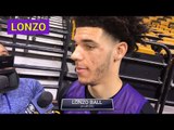 (full) LONZO BALL on LiAngelo Ball's arrest in CHINA, Practice before LAKERS vs CELTICS game