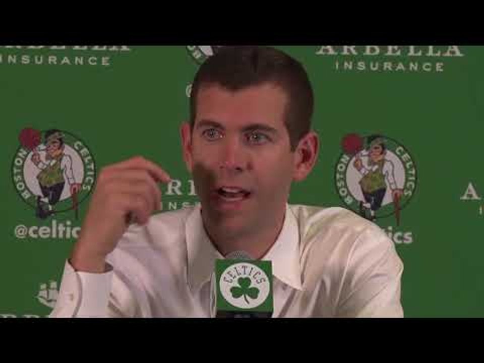 (full) BRAD STEVENS talks CELTICS comeback, KYRIE IRVING injury