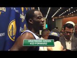 (full) DRAYMOND GREEN on KYRIE IRVING'S late free-throws