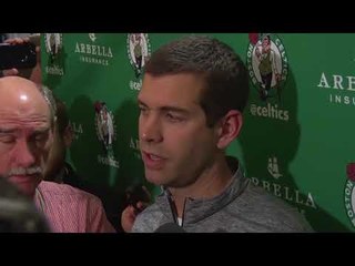 BRAD STEVENS talks CELTICS vs WARRIORS