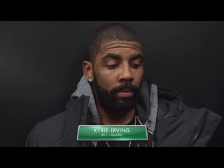 KYRIE IRVING talks JAYSON TATUM's offensive playmaking ability