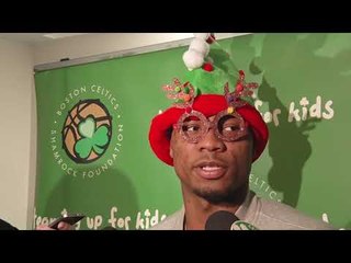 (full) MARCUS SMART: "I have a special connection with these kids"