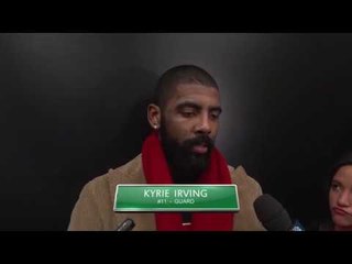 Kyrie Irving on not focusing on any one game: "Now it's really about the big picture"