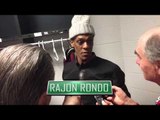 [Full] Rajon Rondo refused to comment further on ISAIAH THOMAS - PAUL PIERCE drama